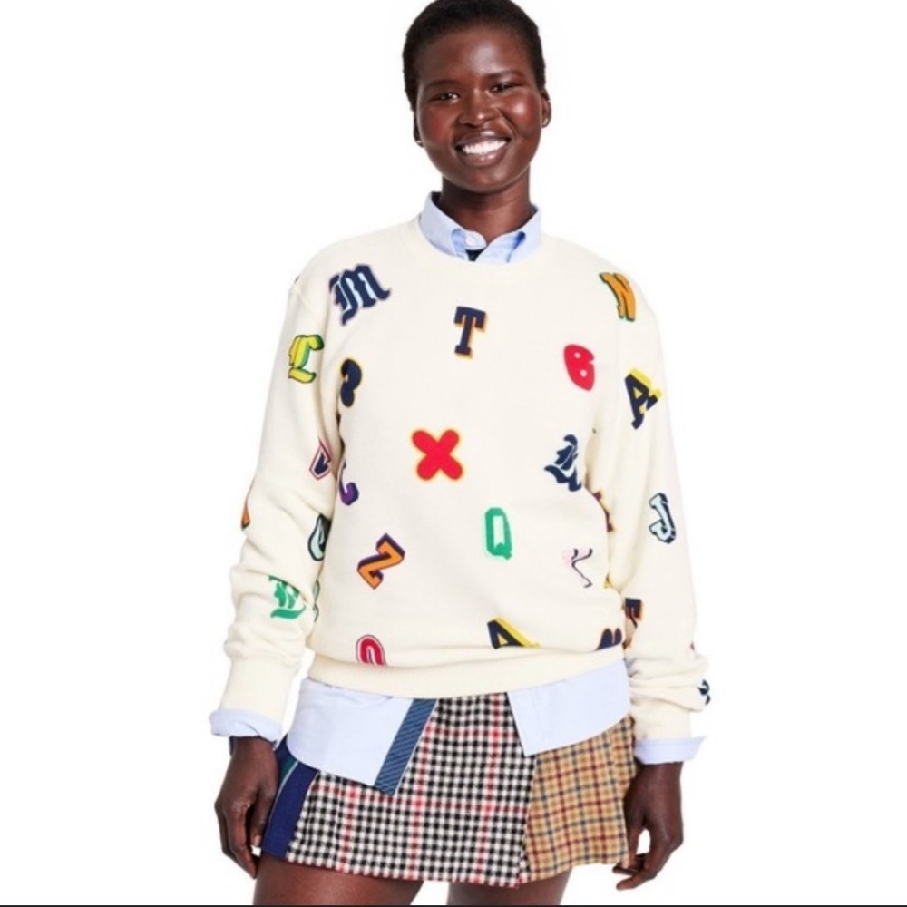Rowing Blazer x Target Alphabet Crew Sweatshirt Size Small